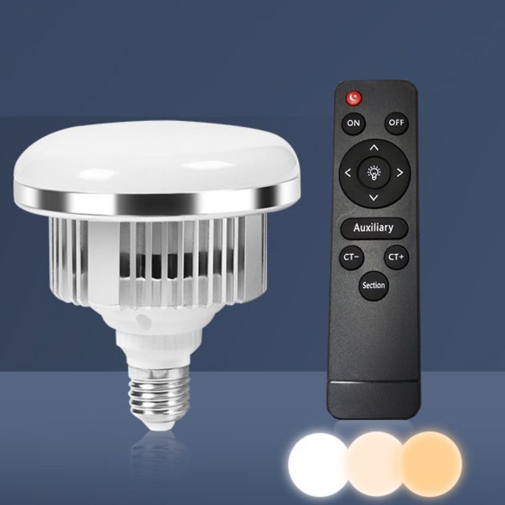 3000K-6500K LED Light Bulb E27 Mount Daylight Bulb Base Lamp Photography Lamp Office