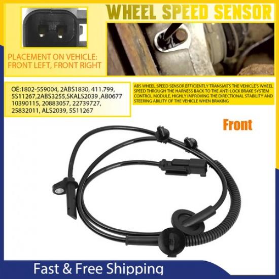 ABS Wheel Front Left/Right for Sensor Speed GMC Buick Acadia Chevrolet Saturn