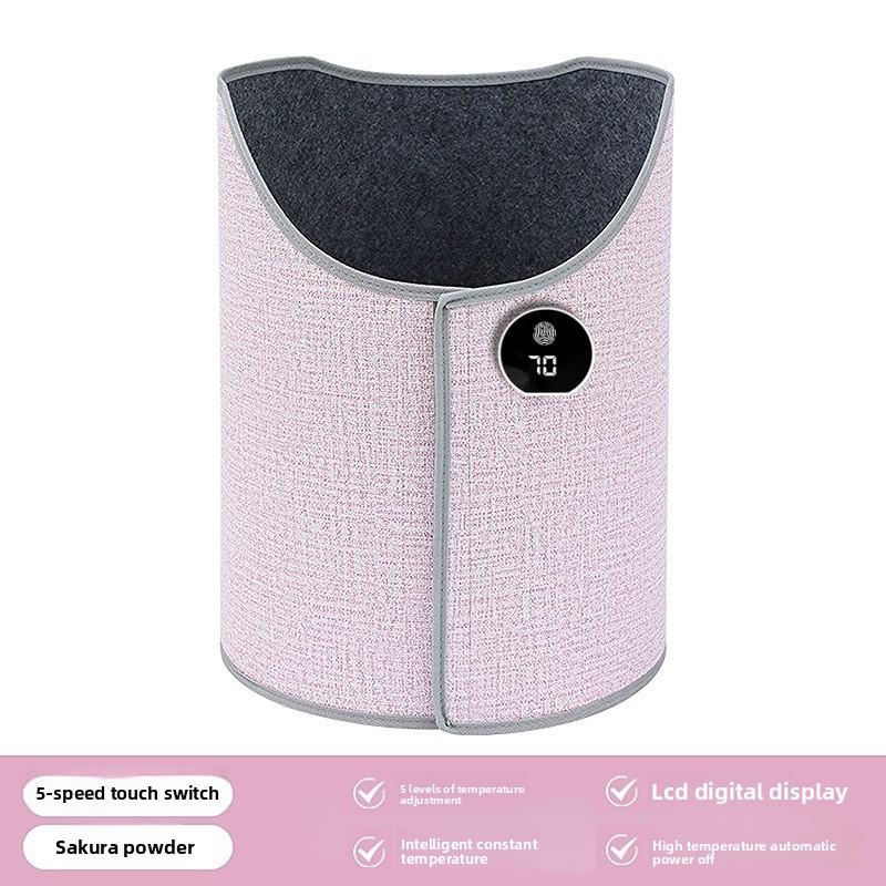 Silent Foldable Leg Warmer Pro - Under Desk Electric Foot Heater with Thermostat & Auto Shut Off for Office Home Timer