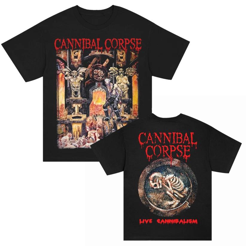 

New!! Cannibal Corpse Band Live Cannibalism T-T-Shirt Reprint, T-Shirt For Fans 2XL