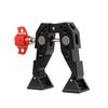 Aluminum Large Hot Shoe Clamp 1/4 3/8 Threads Camera Microphone Secure Mounting Anti Slip 180 Degree Rotating