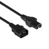 Cable D'alimentation Act - AK5234 - Schwarz 2.5m C14-Koppler C15-Koppler Stromkabel ()