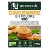 Gingembre en poudre bio 200g - amoseeds