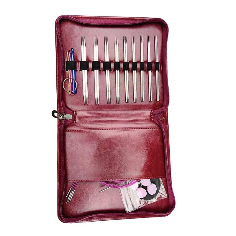 2.5-5mm Interchangeable Crochet Needle Knittings Starter Tool Knittings Needle