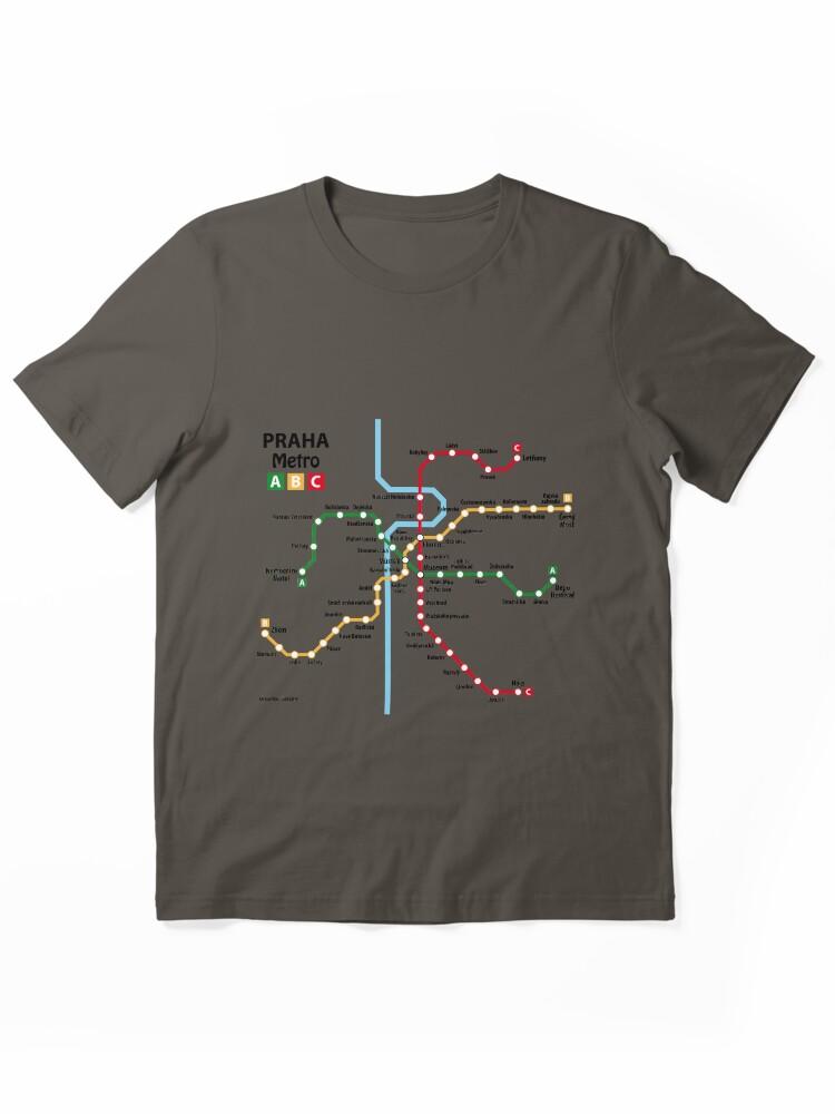 Metro PRAGUE metro network Essential T-Shirt