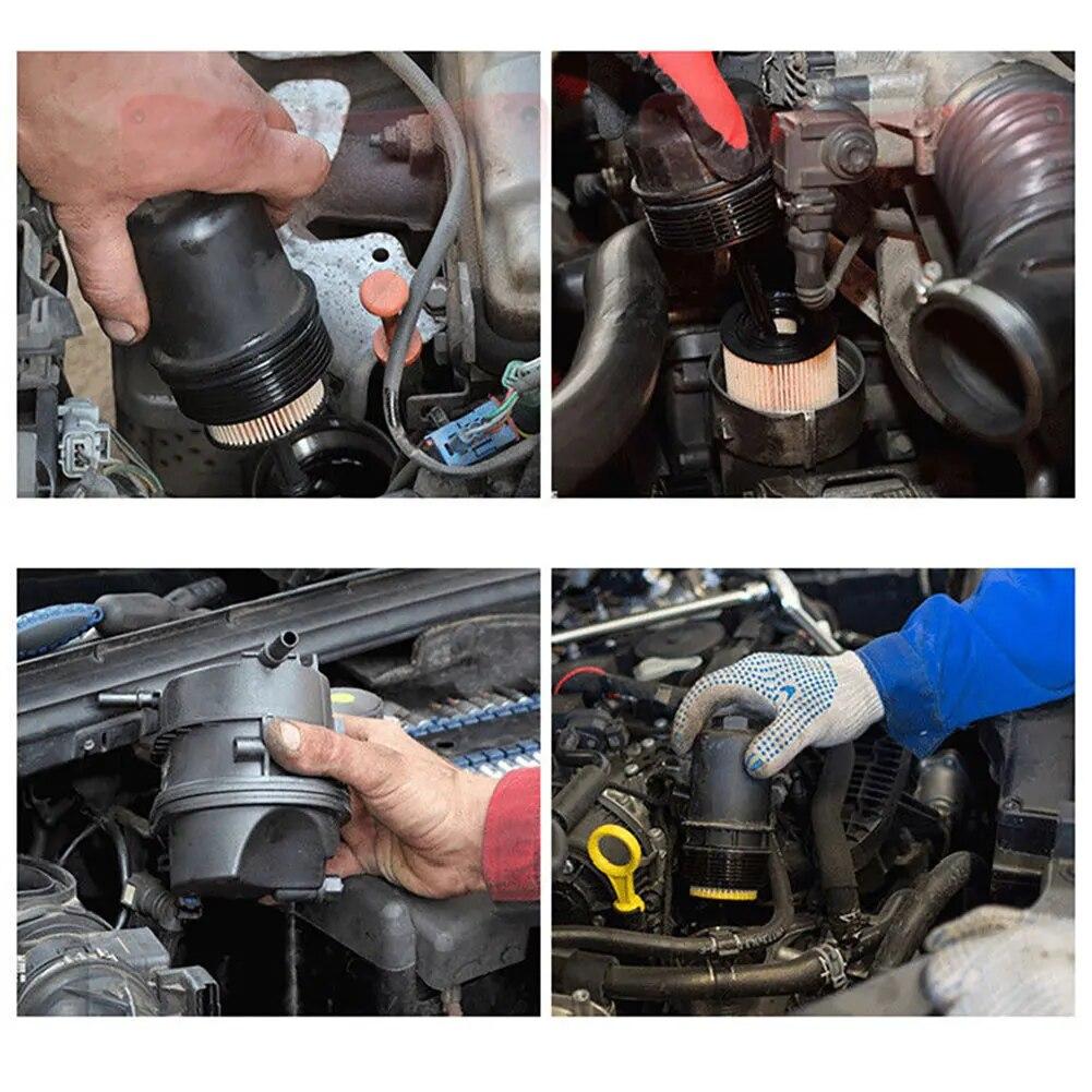 Universal Adjustable New Two-Jaws Oil Filter Wrench Filter 60-80mm Filter Wrenches Remover Steel Fuel Cast Two-Claw P2D7