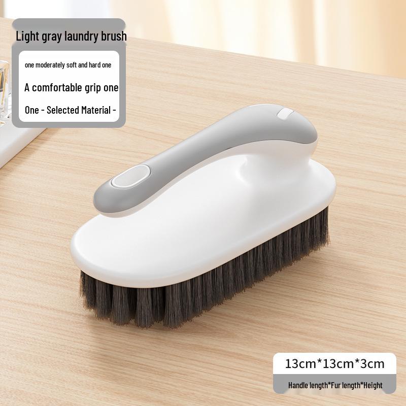 Shoe & Clothing Cleaning Brush - Long Handle, Soft Bristles, Multi-Functional, Gentle on Shoes & Clothes