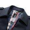 Men's Mid-Length British Style Trench Coat