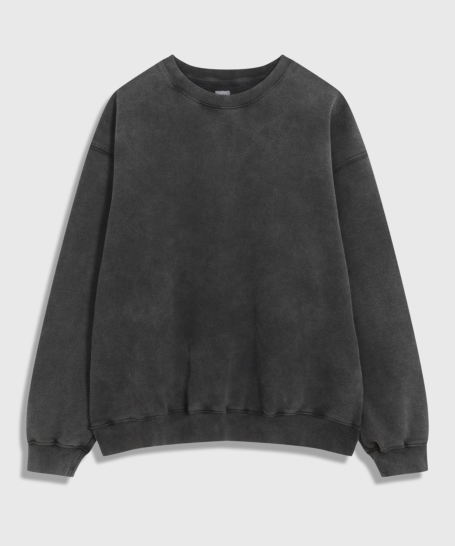 Свитшот Pal Yuk D с окрашиванием garment-dyed - Черный M