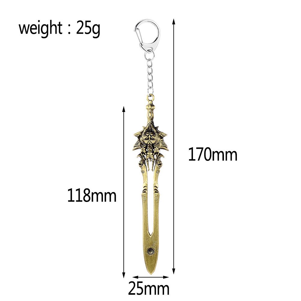 God of War 4 Kratos Sword Keychain Pendant Keyring Jewelry Men And Women Car key chain Accessories