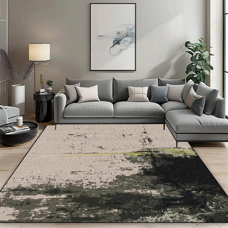 Nordic Light Luxury Living Room Carpets Short Plush Bedroom Floor Rugs Room Decor Large Area Sofa Coffee Table Mat 160x200cm