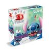 Puzzle 3d ball disney stitch 72 pièces, dès 6 ans, ravensburger, 11574
