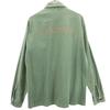 US.ARMY vintage Long sleeve Military shirt khaki Men's Used