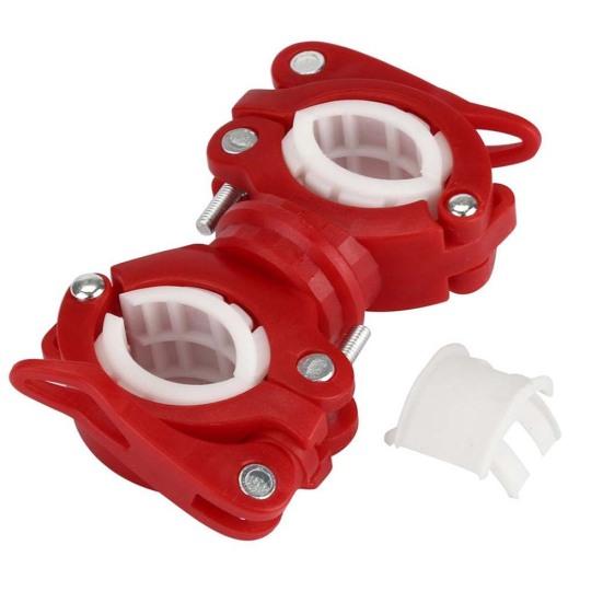 Fahrrad Frontlicht Taschenlampe Clip Halterung 360 Grad Drehung Taschenlampenhalter