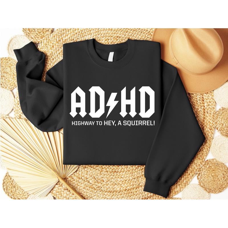 ADHD ACDC Sweatshirt Adhd Hoodie For Friends