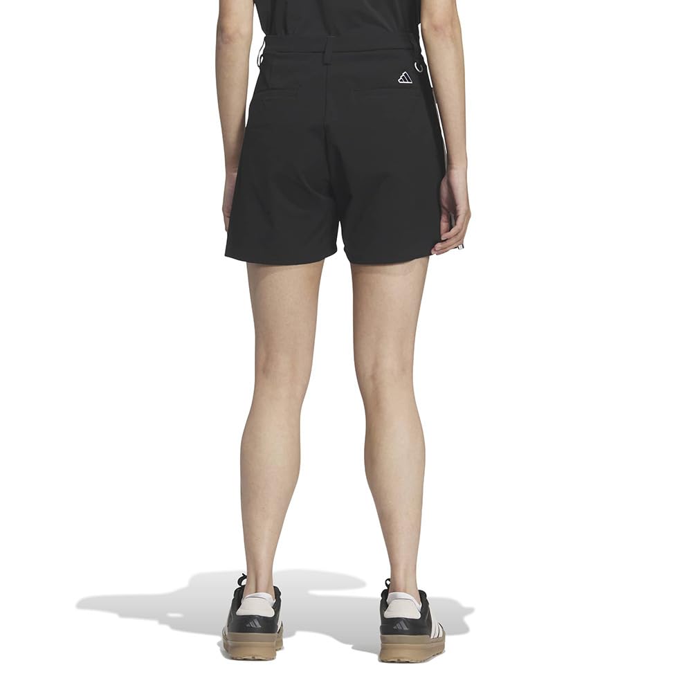 Golf Half Shorts Three Stripes ACTIVE Shorts Black [Adidas Golf] EX-STRETCH Women's