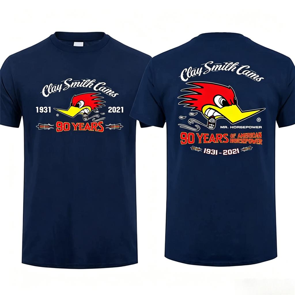 2026 Summer New Unisexs Mr Horsepower T Shirt Casual Clay Smith Cams 90th Anniversary Tshirt Graphic Sports Tops Y2k