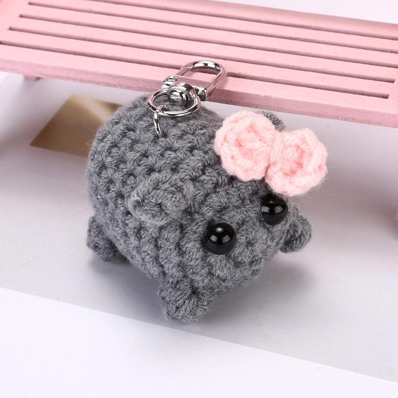 In Stock Sad Hamster Meme Plush Keychain Ornament Handmade Doll