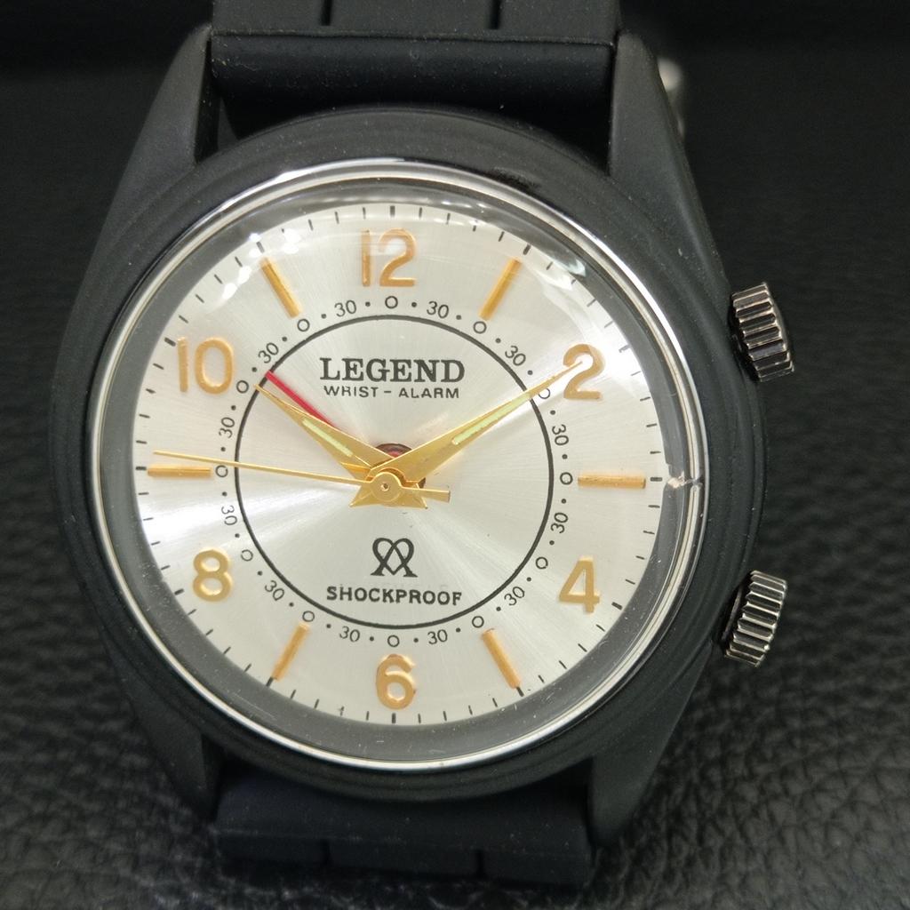 REFURBISHED VINTAGE LEGEND HAND-WINDING SWISS MENS ALARM WATCH A707547-1