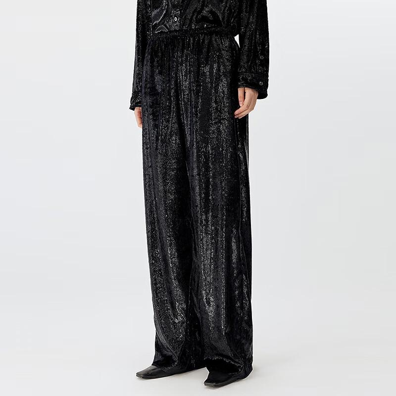 JNBY 2025 Spring Women's Loose Straight Casual Pants