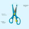 Compact Safety Scissors for Students and Arts & Crafts