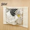 Hanging Mesh Organizer Capacity Elastic Trash Storage Wall Mounted for Closet Net Large Retractable Adhesive