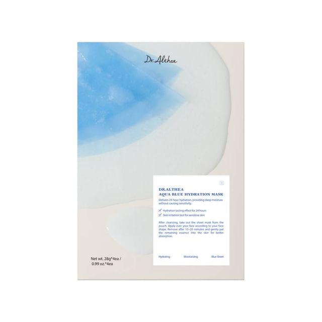 Dr. Althea - Aqua Blue Hydration Mask Set 28g x 4 sheets