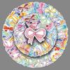 50 Bow Graffiti Stickers Korean Small Fresh Hand-painted Decorative Suitcase Hand Note Mobile Phone Case Stickers