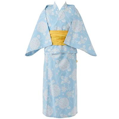 Alice Magic Yukata for Separate Easy To Includes Japanese Perfect for Summer Evening Bon Obon and Celebrations Hydrangea Girls, Dress, Dress, Obi,