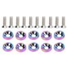 Car Engine Washer Screw M6 Colorful Fastener Kit for Car Modification Decoration