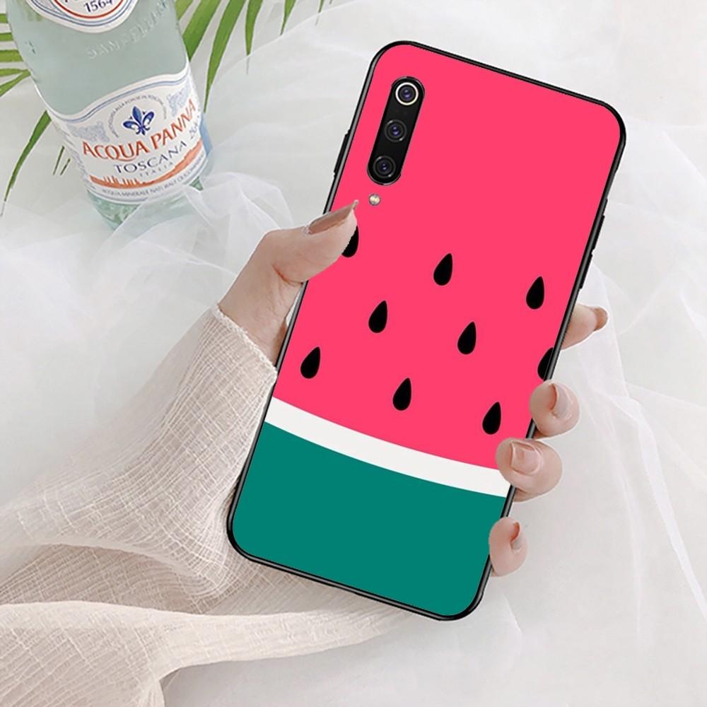 Summer Cartoon Watermelon Phone Case For Xiaomi Mi 5X 8 9 10 11 12 Lite Pro 10T PocoX3pro PocoM3 Note 10 Pro Lite