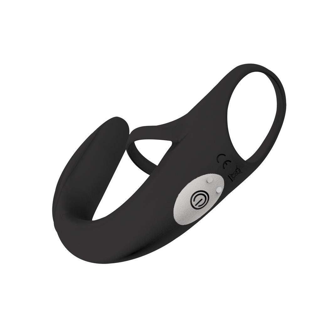 Double Ring Liquid Silicone Glans Stimulation Lock Sperm Ring Husband and Wife Vibration Wireless Remote Control Delay Ring, Adult Fun