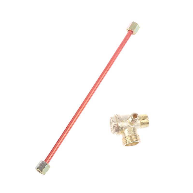 

3-портова вихлопна трубка 200 мм Частина 20 мм/16 мм/10 мм Інструмент Повітряний компресор Зворотні клапани Зовнішня різьба G1/8 Роз’єм із цинкового сплаву Аксесуари