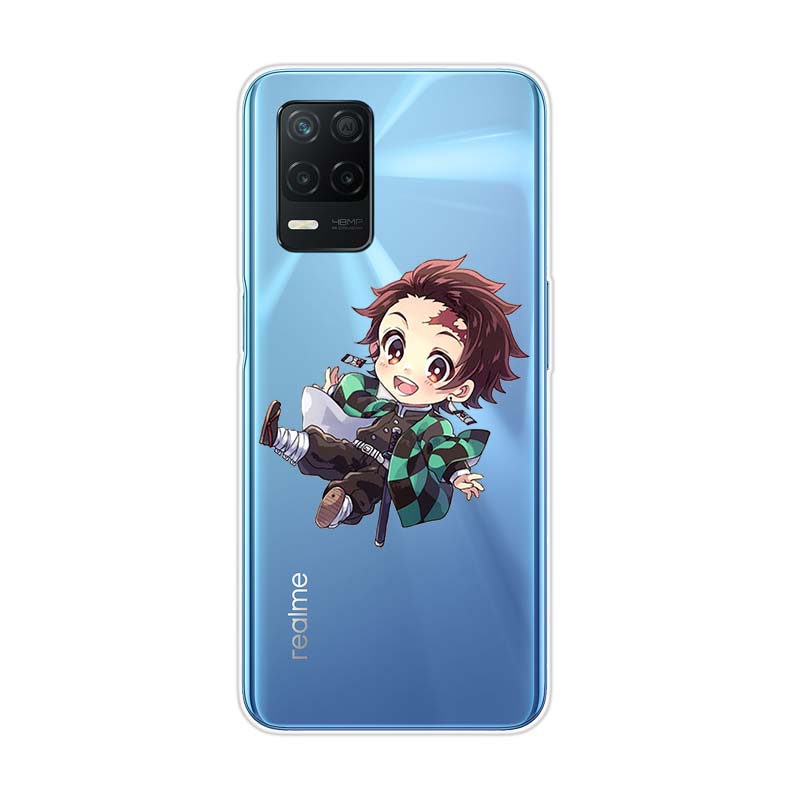 Cool Kimetsu No Yaiba For Realme 8 8i V3 V5 GT Neo Flash Edition Explorer Master Neo2 Narzo 30 50i 50A C21Y Phone Case