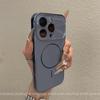 Seconds change iPhone17 Xingyu orange magnetic attraction for 17ProMax Apple 16 glass large window magnetic mobile phone case