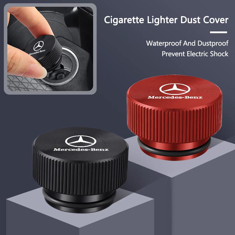 CRV1 Car Outlet Cigarette Lighter Cover Socket Decorat Plug Cap For Mercedes Benz AMG W205 W204 W203 W111 W168 W213 W210 W222 CLK GLA