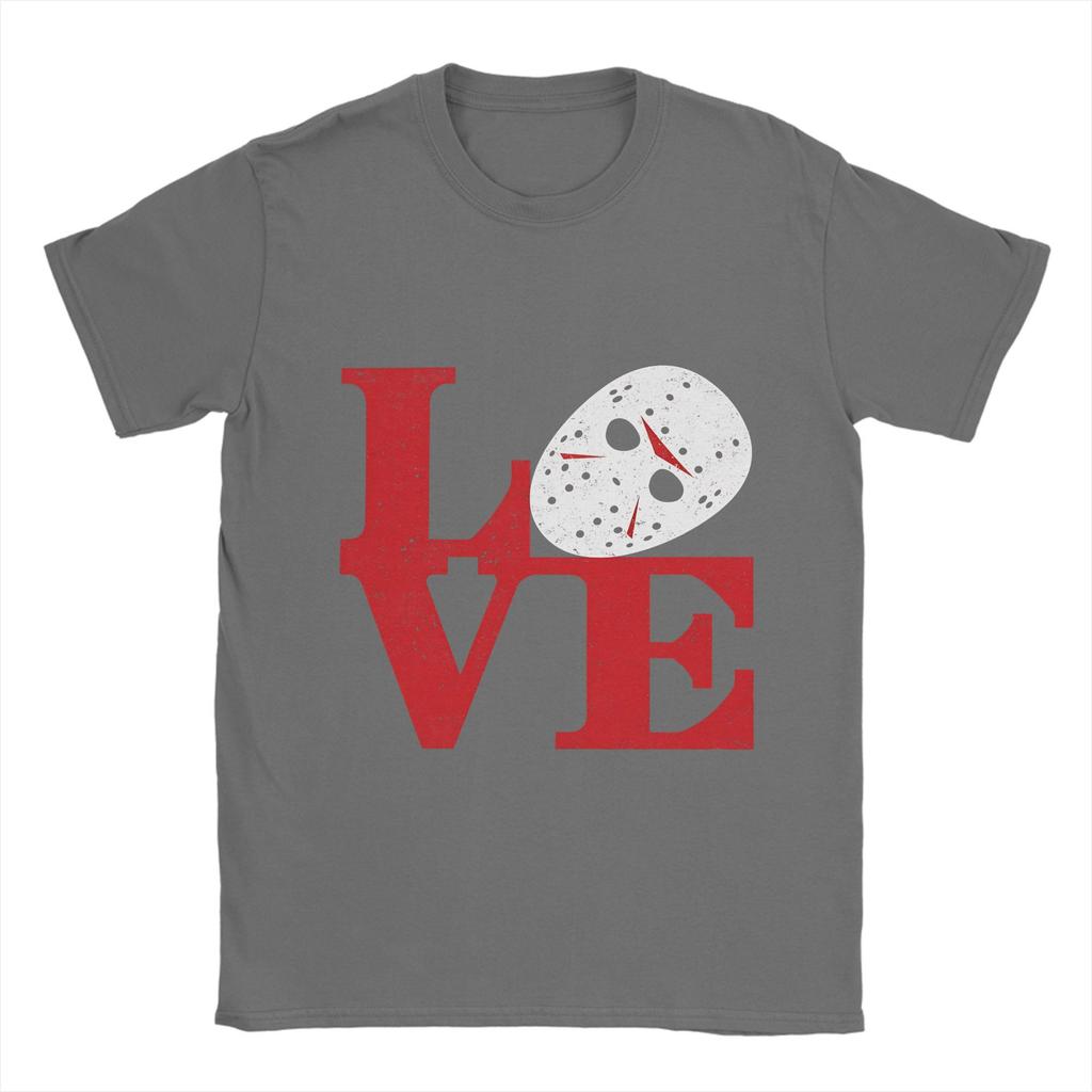Fridays The 13ths Men's T Shirts  Vintage Tee Shirt Short Sleeve Round Collar T-Shirt Cotton Unique Clothes
