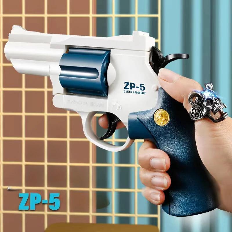 Soft Dart Bullet ZP5 Revolver Pistol Launcher Toy Gun Weapon Outdoor  Airsoft  Shooter Pistola For Boys Birthday Gift