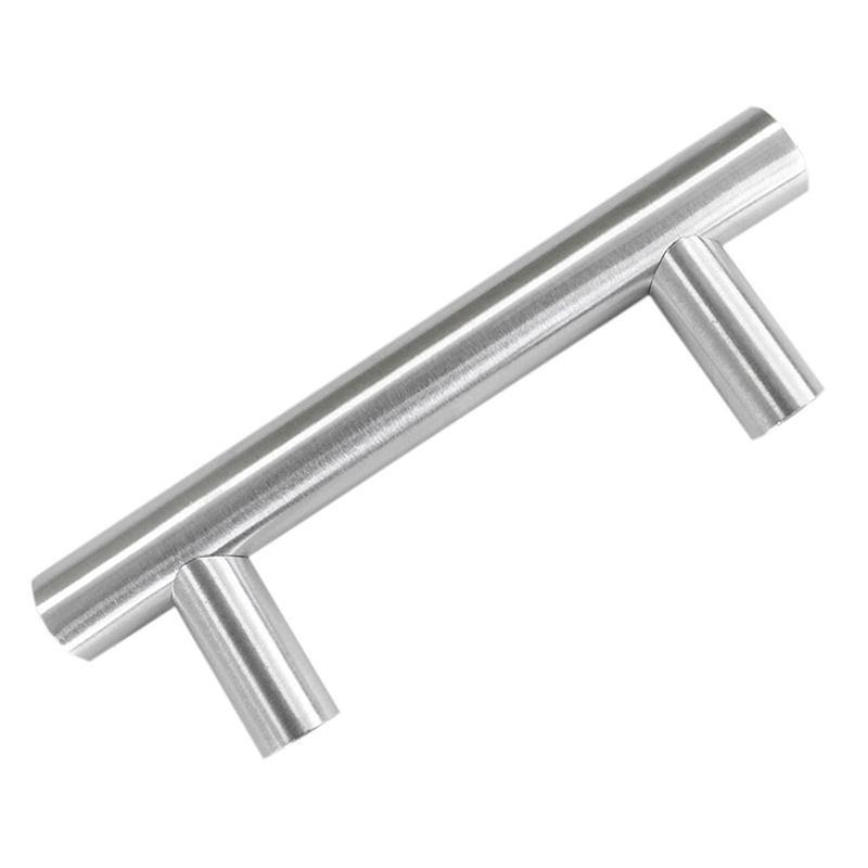 New Stainless Steel Kitchen Door Cabinet T Bar Handle Pull Knob
