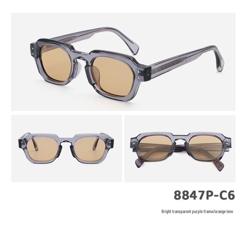 Custom Polygon Women's & Men's High-End Sunglasses with UV Protection