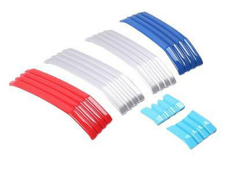 Prado 10-20 Grille Trim Strips: 3.5 Hood Bright Mesh Design
