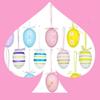 12Pcs Easter Colorful Eggs Handmade Art Ornament Decorative Crafts Supplies for Children Adults DIY Photo Props