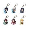 Keychain Pendant Anime Demon Slayer Kimetsu No Yaiba Kamado Tanjirou Double Sided HD Bag Pendant Gift For Fans Cosplay Props Jewelry Gift