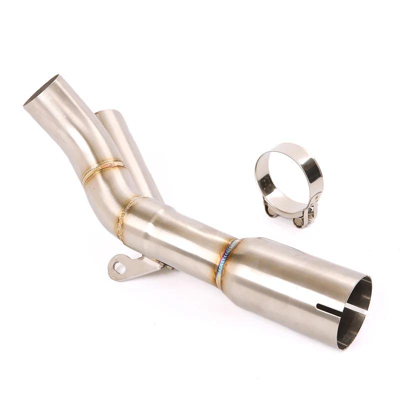 Slip-On Per Yamaha YZF R1 2004-2006 Scarico Moto Tubo di Collegamento Intermedio Tubo di Collegamento Centrale Acciaio Inossidabile