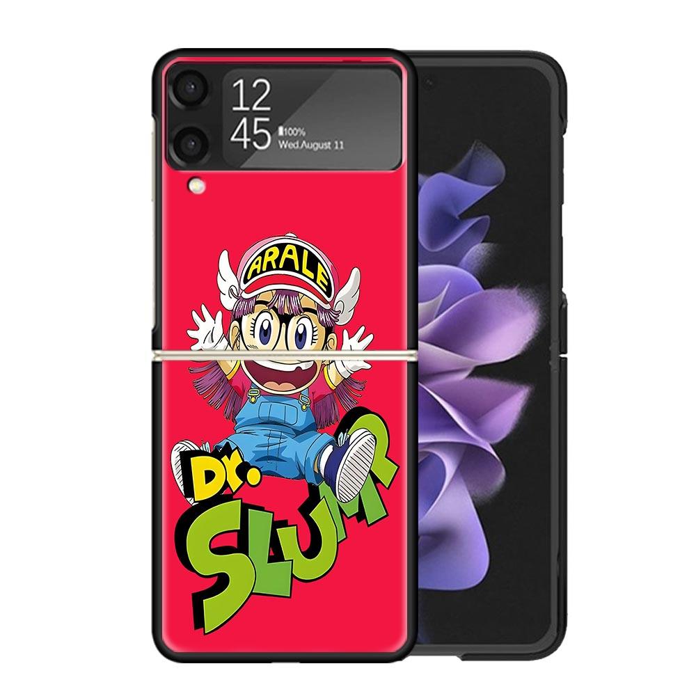 Arale Dr Slump Cases For Samsung Galaxy Z Flip 4 5 6 7 3 Z Flip7 Flip6 Flip4 Flip5 Flip3 5G Hard Shockproof Fundas Cover Galaxy