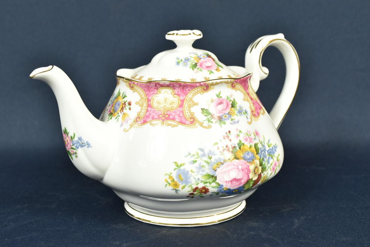Royal Albert Lady Carlyle Bone China Teapot – England