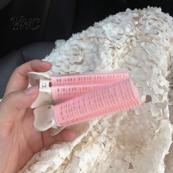 Labor-saving 2 Pcs Hair Volumizing Clips Heatless Seamless Instant Increase Fluffy Volume DIY Puffy Non-electric Curlers Styling Tool