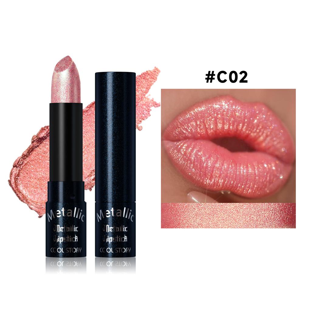 15 krāsu smalku mirdzumu lūpu krāsa sarkana melna perlamutra lūpu tonis ūdensnoturīga neķīpīga kausa spīdīga noturīga viegli krāsojama dimanta lūpu krāsa