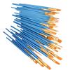 50Pcs Paint Brush Set Nylon Bristles Multiple Models Strong Adsorption Art Paint Brush Set for Watercolor Oil Painting