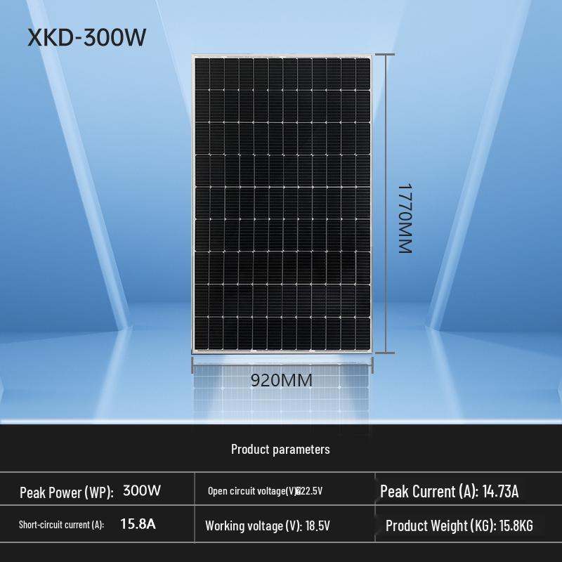 Brand New 200W Monocrystalline Solar Panel for 12V/24V Photovoltaic Power System - Free Shipping